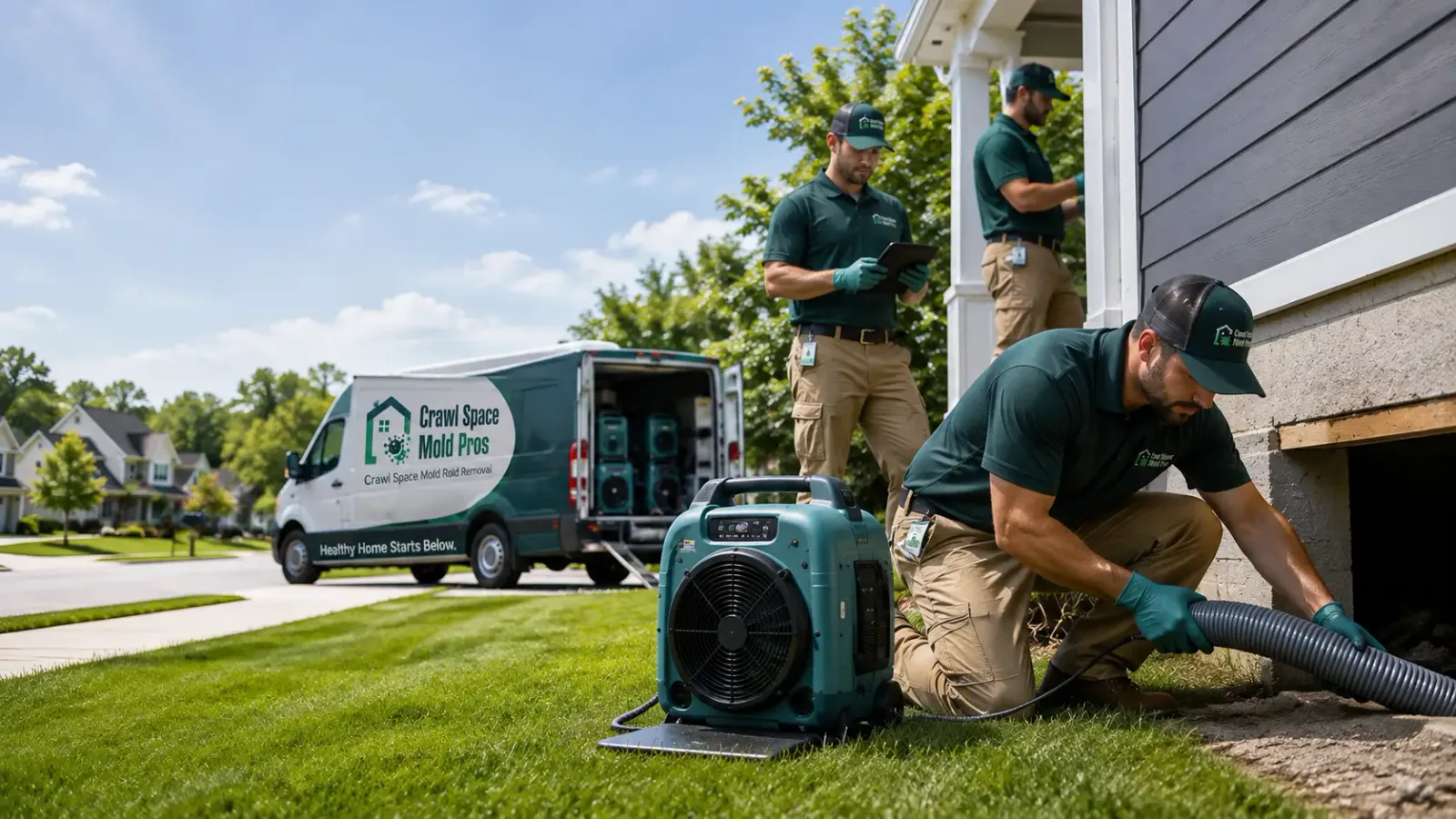 Crawl Space Mold Removal in Steilacoom, WA